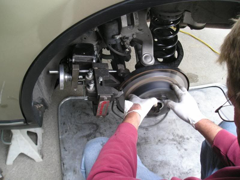 On Car Rotor turning Infiniti FX Forum